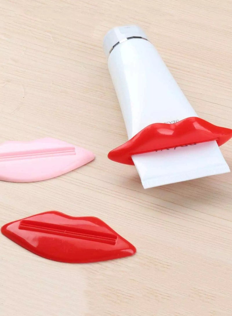 2pcs Lip Shaped Toothpaste Squeezer  - Image 1