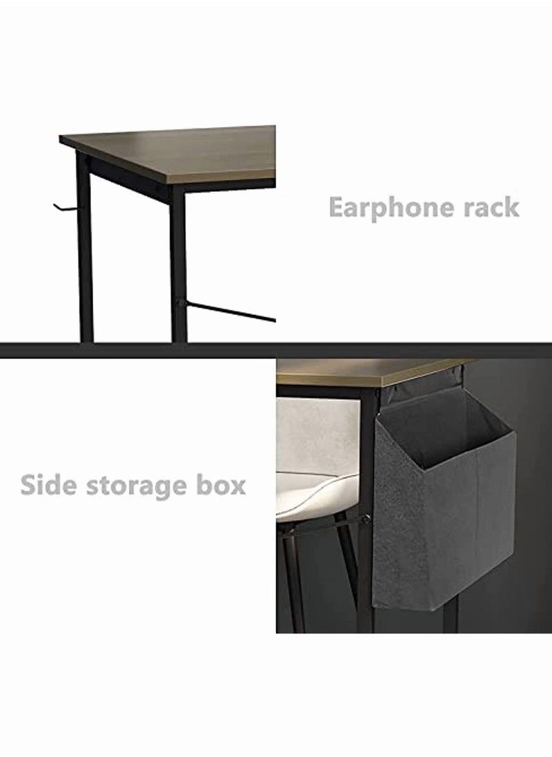 Computer Desk 100cm Home Office Computer Writing Table, Laptop PC Table, Sturdy Home Office Table, Work Writing Desks with Storage Bag and Head phone Hook - pzsku/ZC59FBDBA34F7E09B4223Z/45/_/1679560027/707d1792-9c0c-4374-b2c5-4322b7e183ec