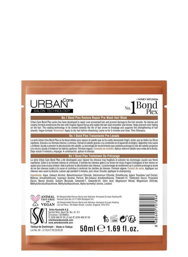 Urban Care Urban Care No:1 Bond Plex Repair Pre-Wash Hair Treatment