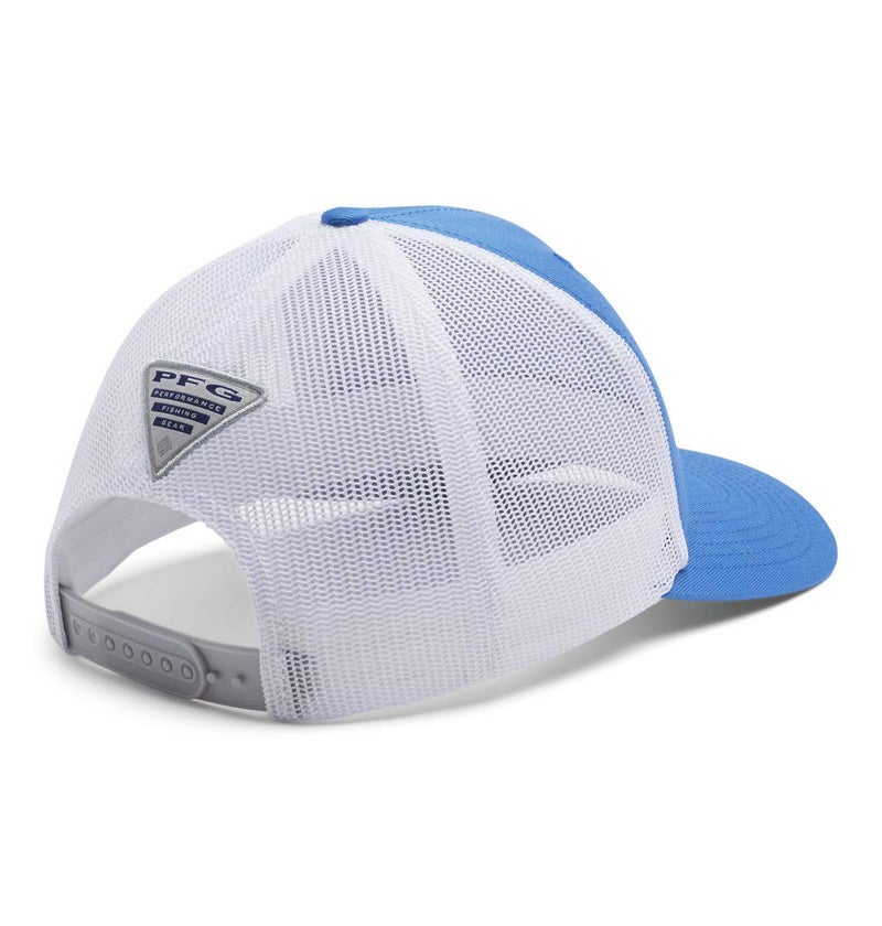 Columbia Unisex PFG Mesh Snap Back Ball Cap, Vivid Blue/Marlin, One Size - Image 2