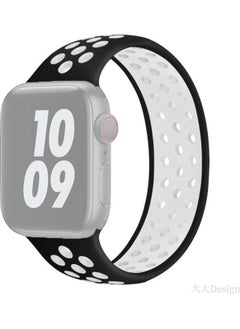 Replacement Strap For Apple Watch Series Black/White