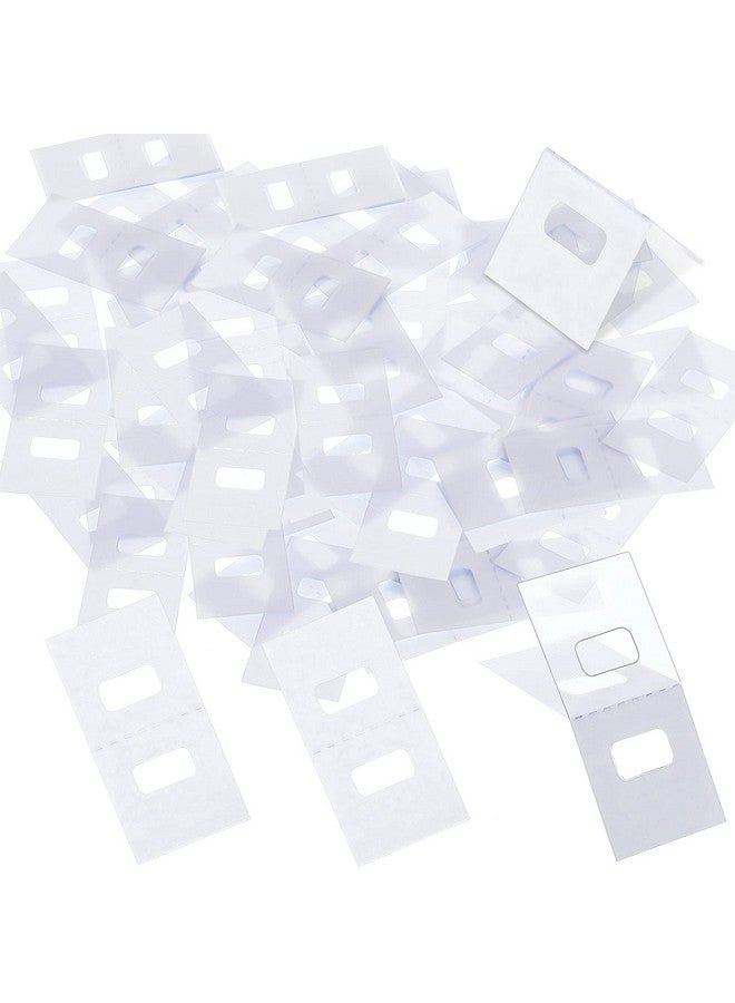 TOODOO Vertical Blind Repair Tabs Vertical Blind Vane Saver, Clear (60 Pieces) - Image 1