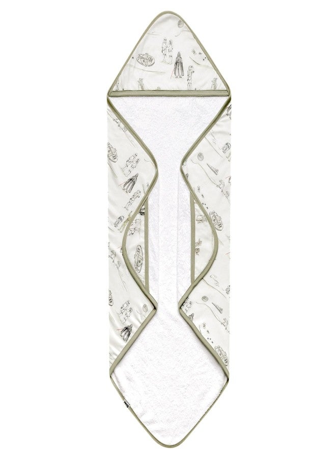 Copper Pearl منشفة استحمام مميزة بغطاء رأس من كوبر بيرل تاتوين - Image 2