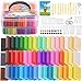 CiaraQ Polymer Clay Starter kit Oven Bake Modeling Clay with Sculpting Tools 50 Colors 28 lb - Image 3