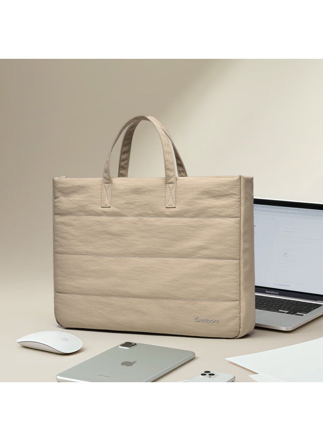 Milooky Single Shoulder Laptop Bag Handbag For Women High Appearance Suitable For Huawei Apple 13/14 Inch Laptop Bag