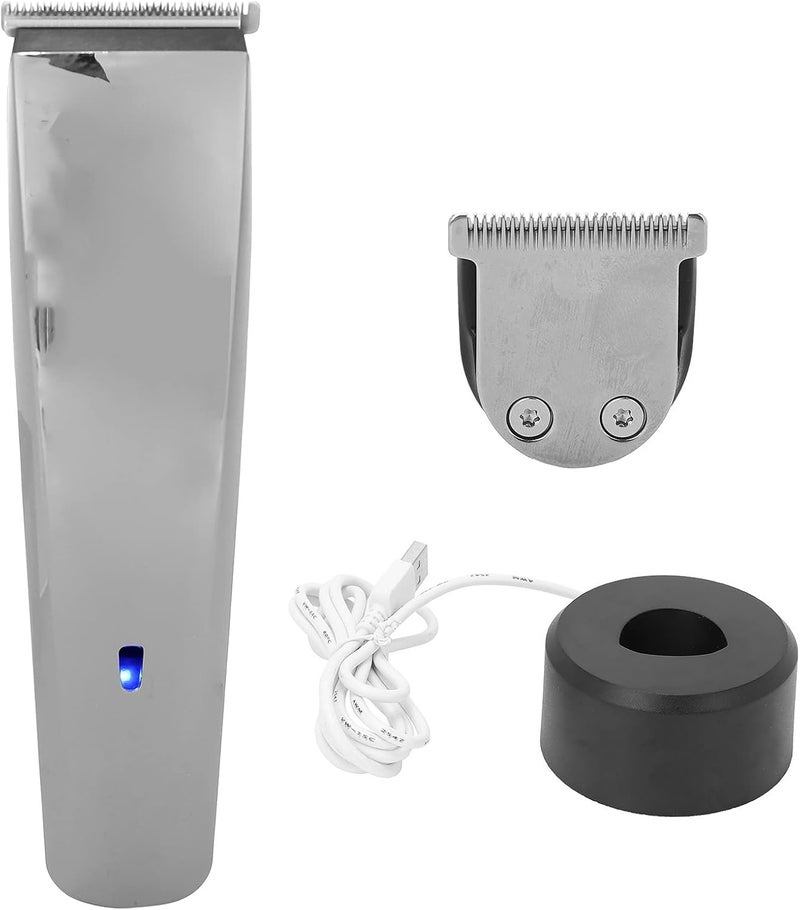 klarako Electric Hair Clipper, Professional Rechargeable Electric Hair Clipper Hair Trimmer Cutting Machine Styling Tool, USB Rechargeable Hair Clipper Men(silver) - Image 1