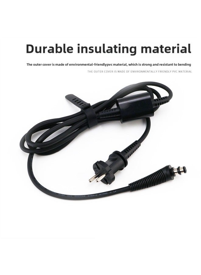 European Plug Curling Rod Power Cord Manufacturers Supply Power Cord For A Sen With The Same Curling Rod Power Cord-Color:Curling Rod Special Power Cord US Gauge 3.3m  - Image 2
