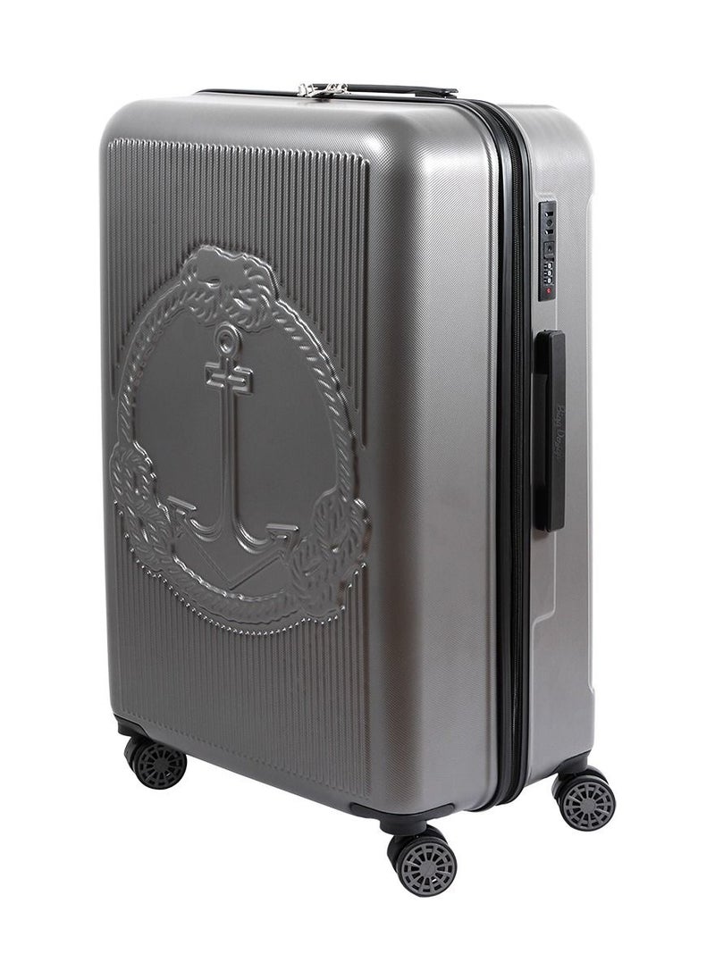 Biggdesign - Biggdesign Lightweight Ocean Design Carry On Luggage with Spinner Wheel and Lock System Gray 28-Inch - Image 1