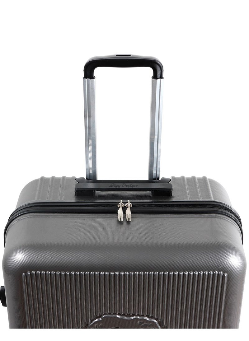 Biggdesign - Biggdesign Lightweight Ocean Design Carry On Luggage with Spinner Wheel and Lock System Gray 28-Inch - Image 1