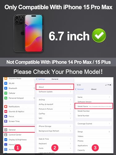 GIGIKISS 2 Pack Matte Screen Protector for iPhone 15 Pro Max -6.7 Inch, Anti Fingerprint Anti Glare Screen Protector Tempered Glass Easy Installation - Image 2