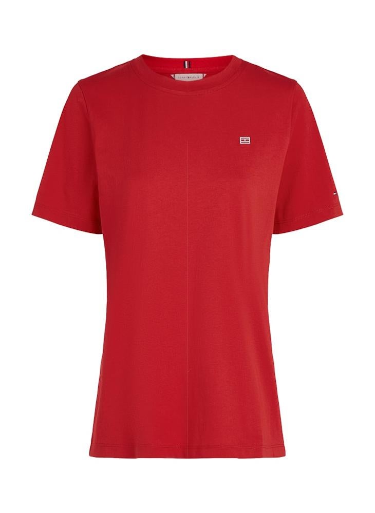 TOMMY HILFIGER Logo Crew Neck T-Shirt - Image 5