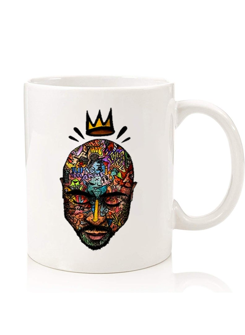 Theodor Premium Quality Two Sided Printed Coffee Mug Tea Cup For Home Office, Kids Men Women Face - Image 1