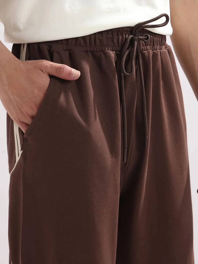 NOBERO  Men's Loose Brown Sweatpants for Men | Best Price UAE