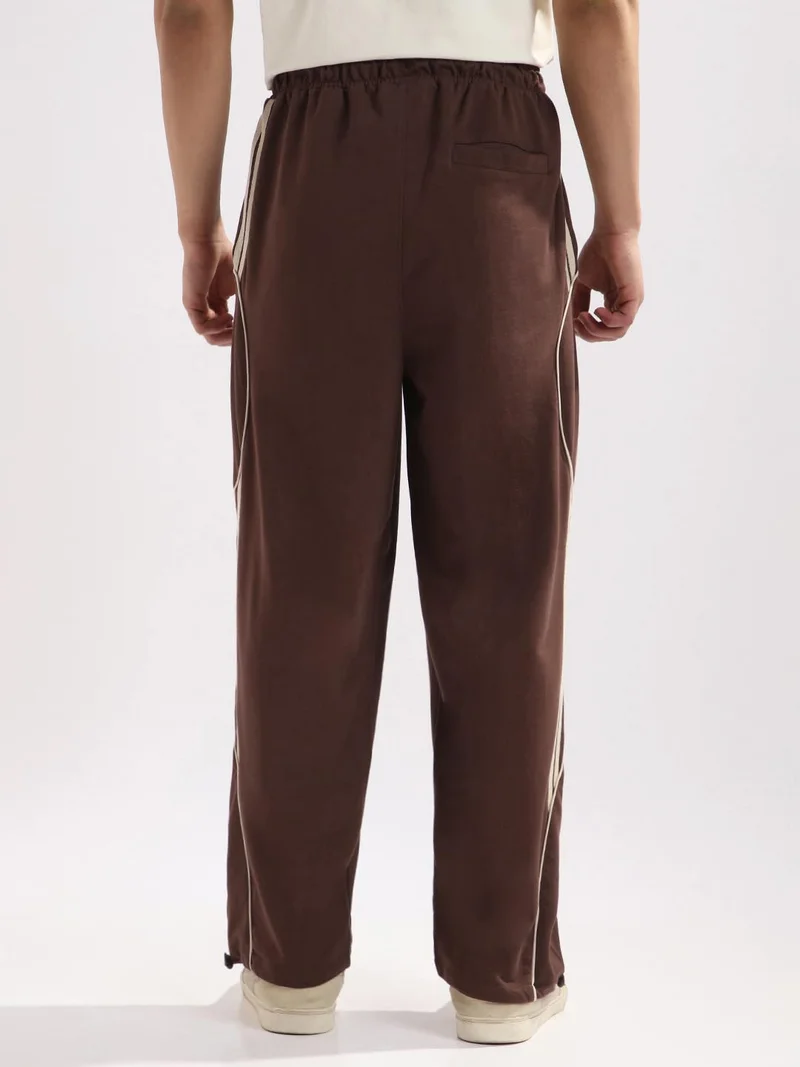 NOBERO  Men's Loose Brown Sweatpants for Men | Best Price UAE