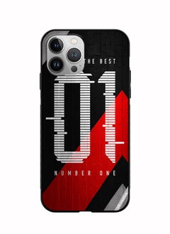 Protective Case Cover For Apple iPhone 12 Pro Max Number One Design Multicolour