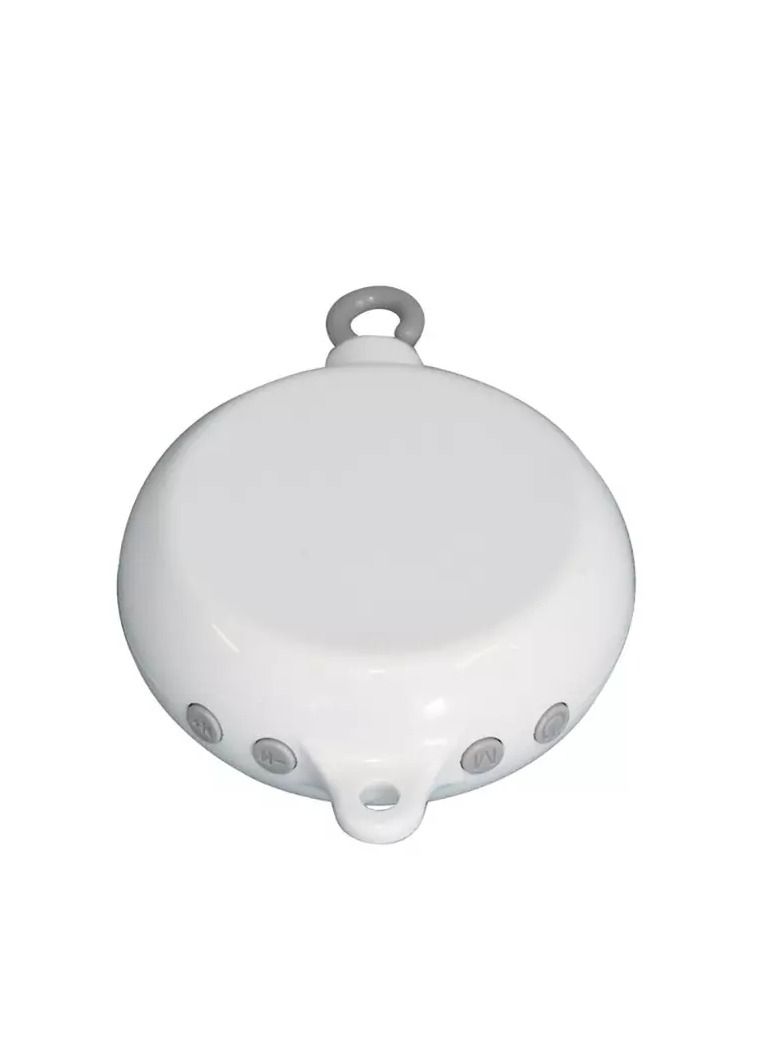 35 Songs Rotary Baby Crib Bed Hanging Bell Wind-up Rotating Music Box, Musical Crib Mobiles Toys Baby Bed Bell Toys with Rotating Hook, Newborn Hanging Melody Toys for Crib Bed Bassinet Stroller Rail  - Image 1