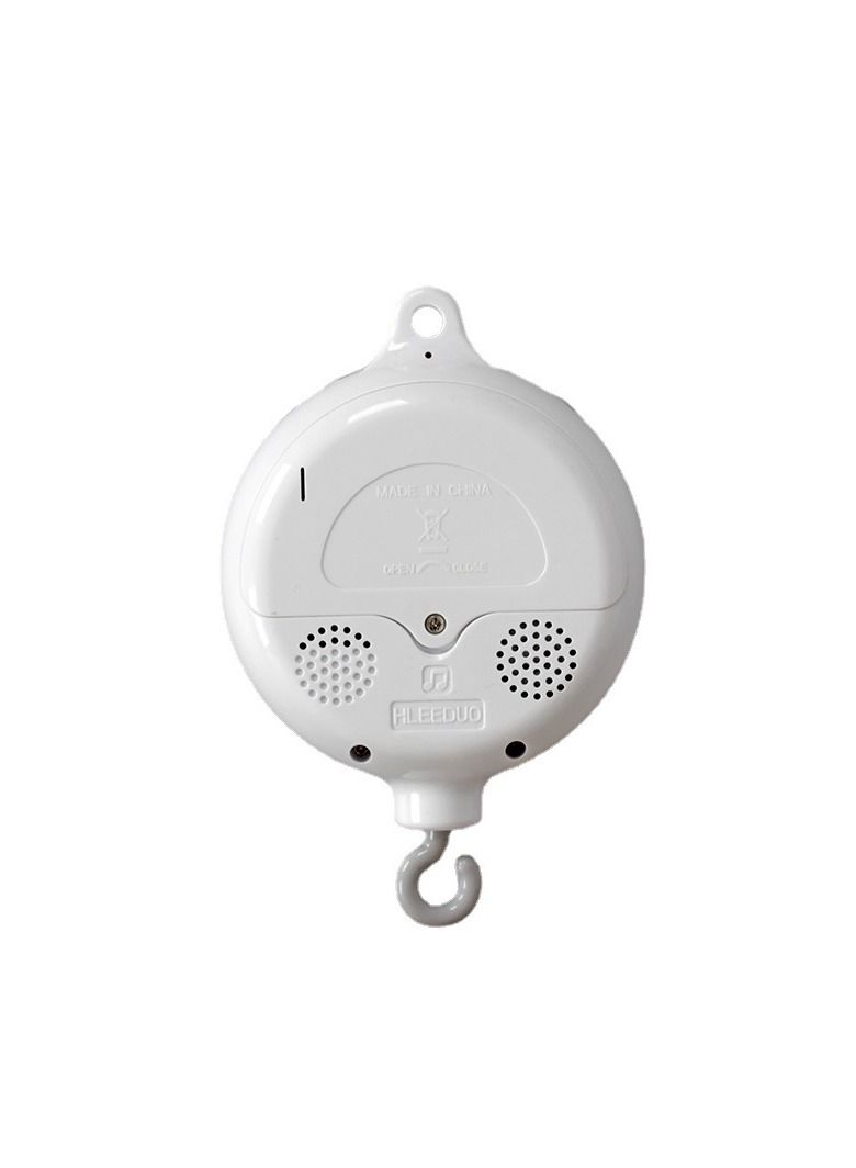 35 Songs Rotary Baby Crib Bed Hanging Bell Wind-up Rotating Music Box, Musical Crib Mobiles Toys Baby Bed Bell Toys with Rotating Hook, Newborn Hanging Melody Toys for Crib Bed Bassinet Stroller Rail  - Image 3