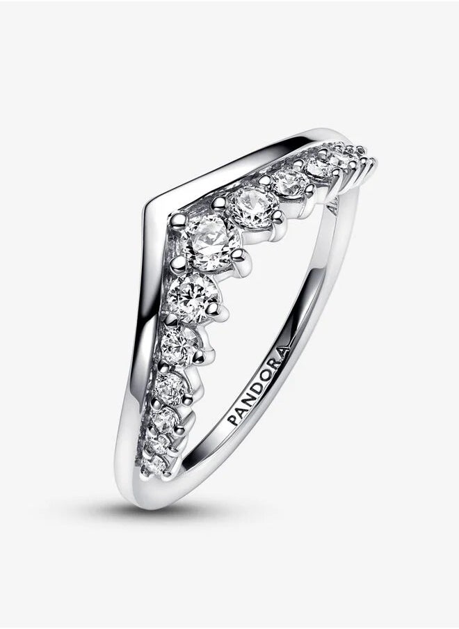 PANDORA Pandora Timeless Wish Floating Pavé Ring, Size 54  - Image 5