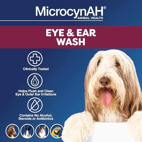Manna Pro MicrocynAH Ear & Eye Wash, 3 oz - Image 3