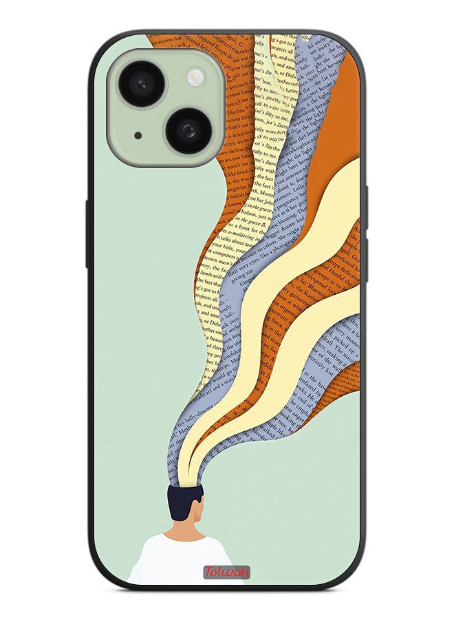 Tolwak Apple iPhone 15 Plus Protective Case Cover Data In Mind Art - Image 2