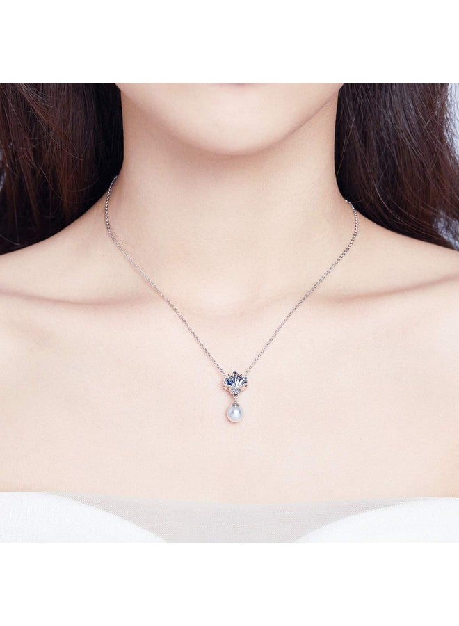 ABAOLA Blue Mermaid Tail & Shell Pearl Charm 925 Sterling Silver Ocean Charm Beads For Bracelet & Necklace (Shell & Shell Pearl) - Image 5