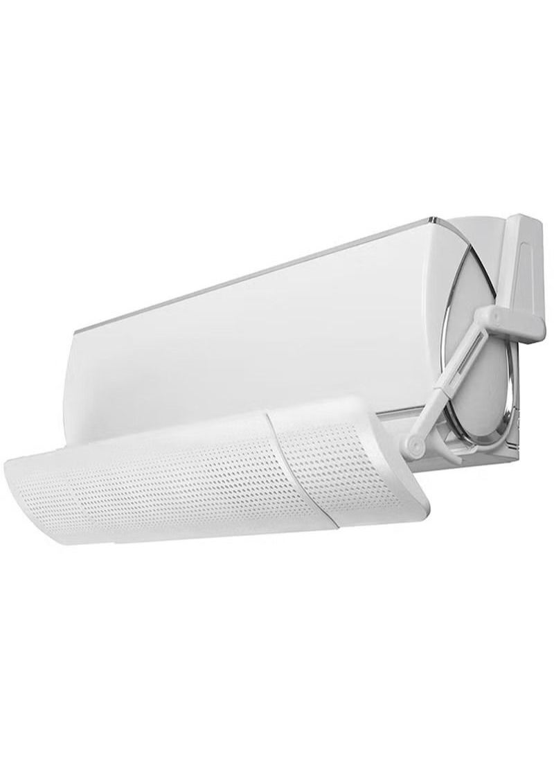 Arabest Air Conditioner Deflector, Retractable Split AC Air Flow Deflector, Punch-free Anti Direct Blowing Windshield for Home Office Split Air Conditioner  - Image 1
