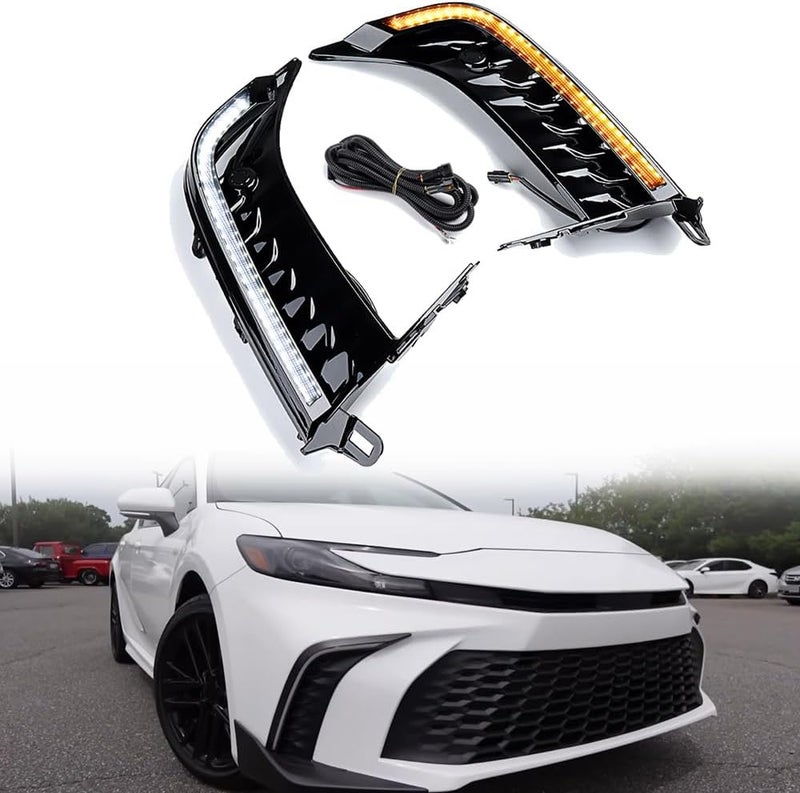 Astra Depot مجموعة مصابيح الضباب LED DRL من أسترا ديبوت لسيارة تويوتا كامري SE XSE 2025 - Image 1