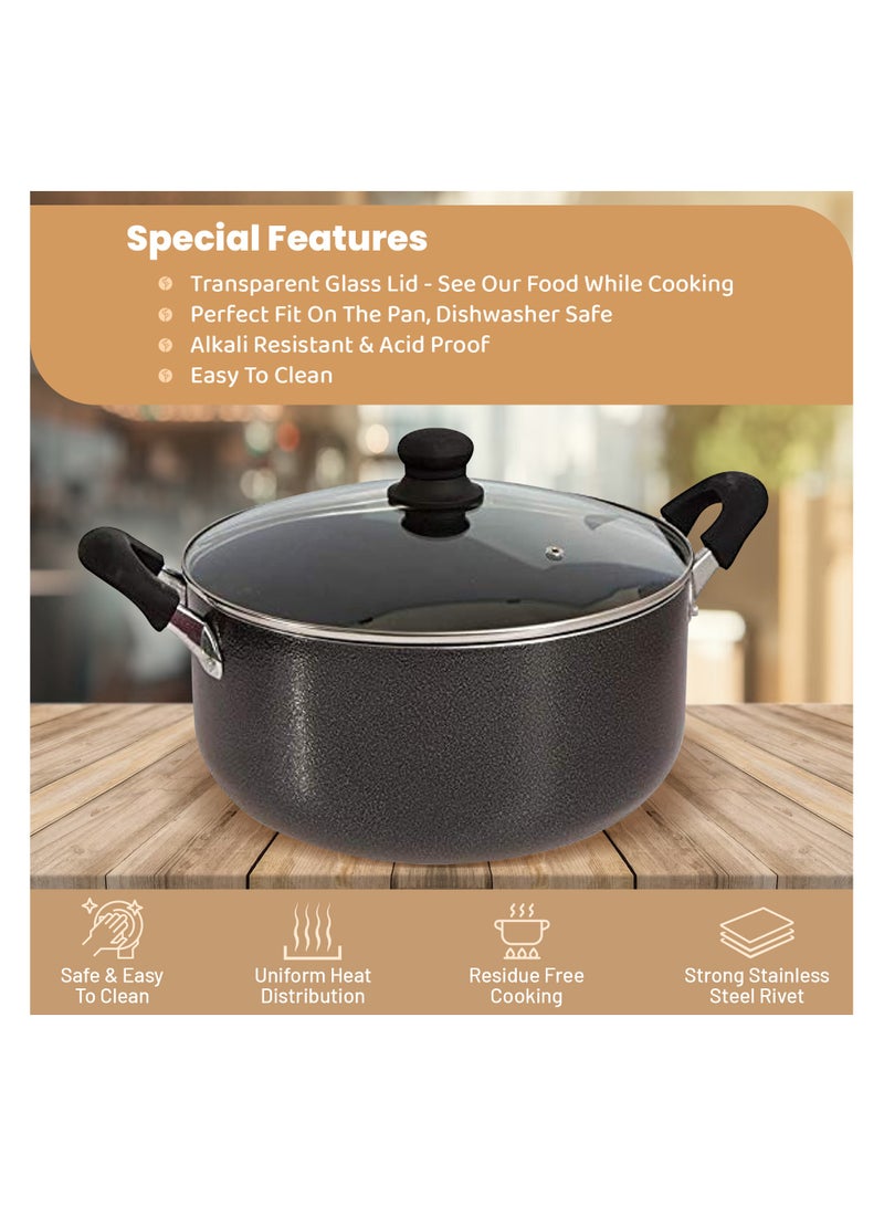 سويت هوم طاجن غير لاصق 30 سم – أواني طهي متينة مقاومة للخدوش للاستخدام الثقيل - Image 3