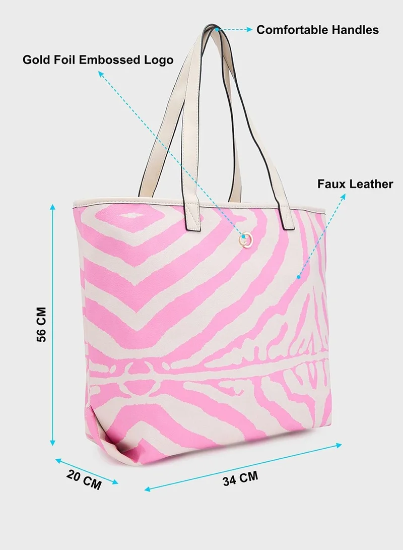 Caprese Large CAPRESE-ZUZU TOTE LARGE CREAM for Women | Best Price UAE