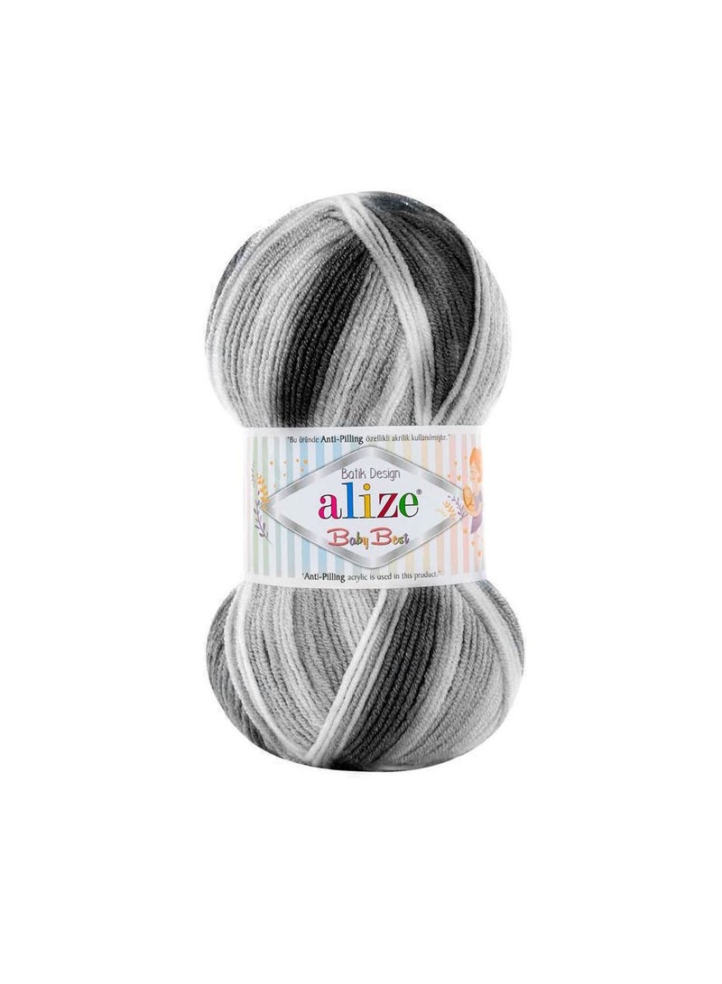 Alize Baby Best Batik Acrylic Yarn 7542