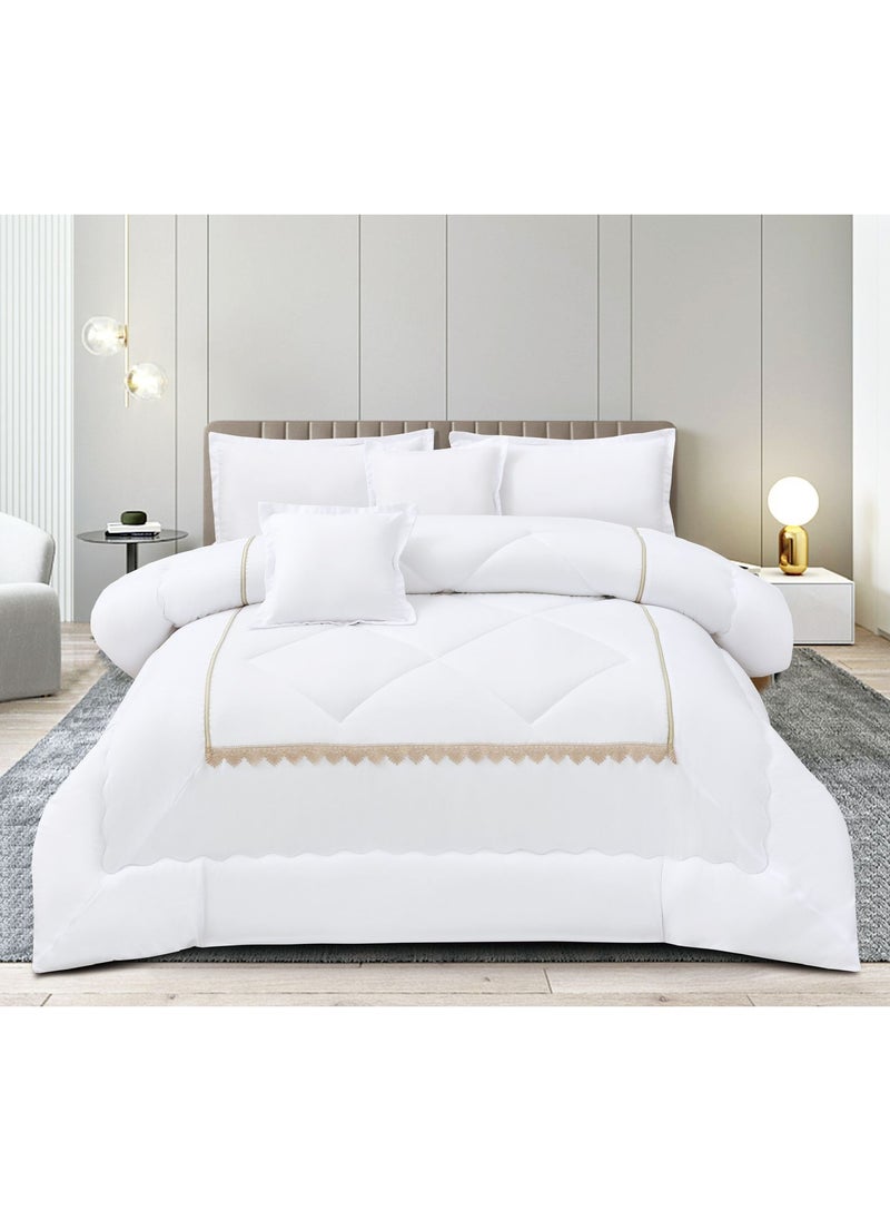 Ming Li 6-Piece King Summer Comforter Set – Double Bed – Size 230×250 cm 