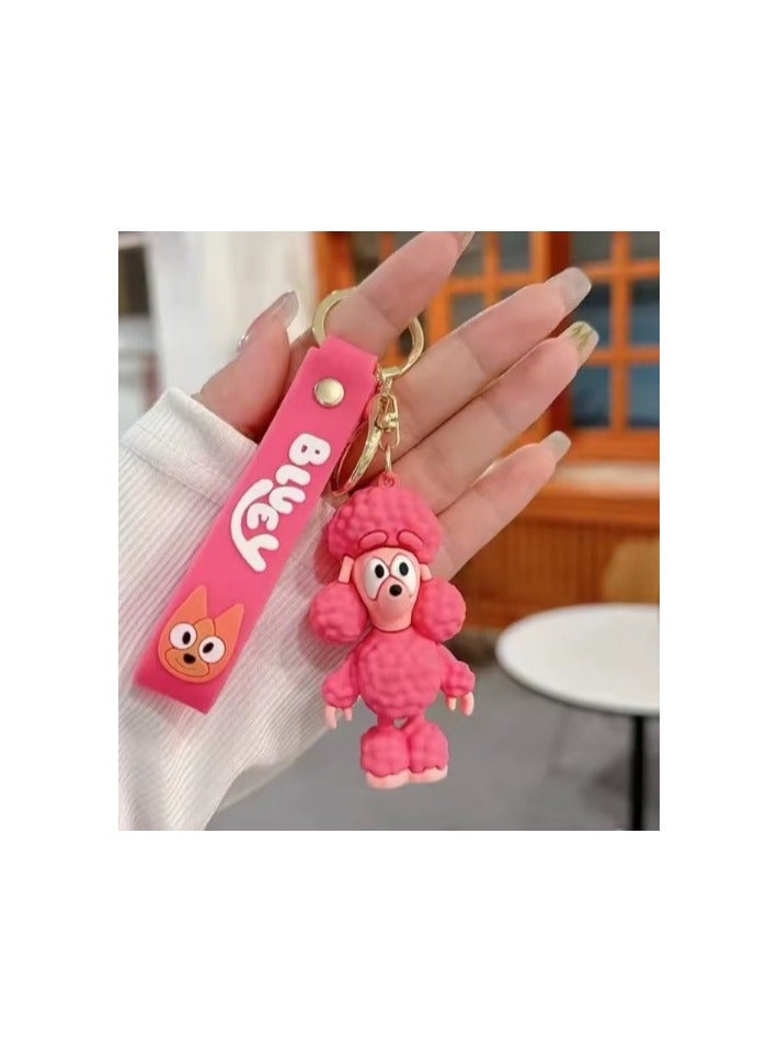 bluey keychain medal