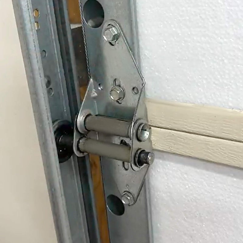 Wulankd 2 Packs Garage Door Hinges #2 with Galvanized Finish - Heavy Duty 14 Gauge Steel, Suitable for Residential/Light Commercial Garage Door Replacement - Image 4