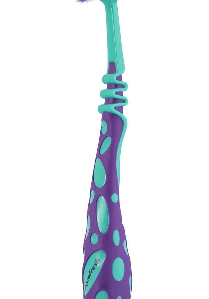 Aquafresh Kids Toothbrush, My Big Teeth Brush with Soft Bristles for Ages 6+, Multi-Colour - Image 3