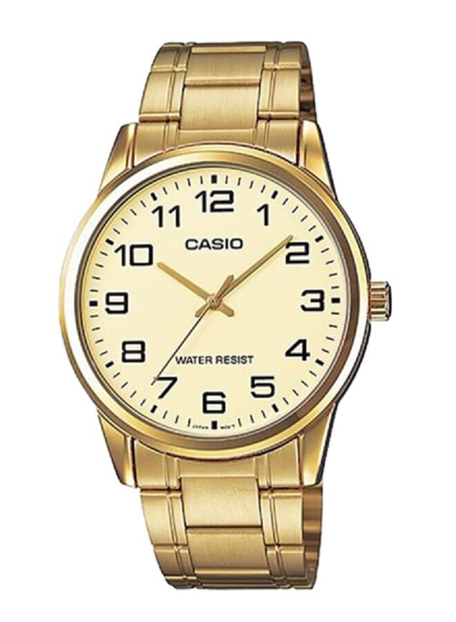 CASIO Stainless Steel Analog Wrist Watch MTP-V001G-9BUDF - Image 1