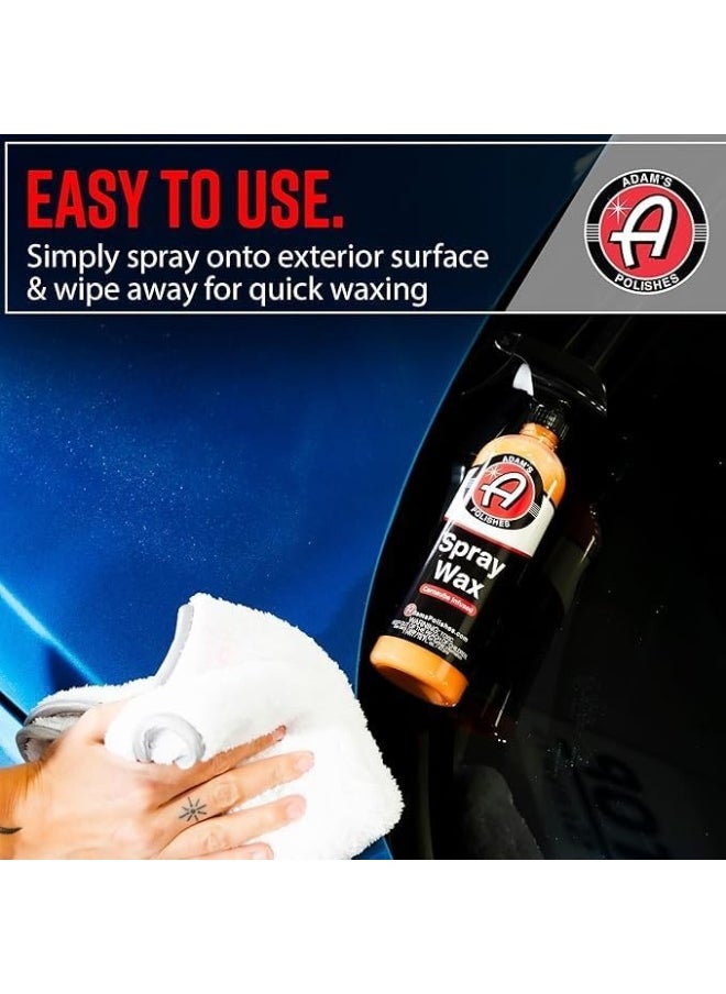 Adam's Polishes - Spray Wax Gallon - Premium Infused Carnauba Car Wax Spray - Image 1