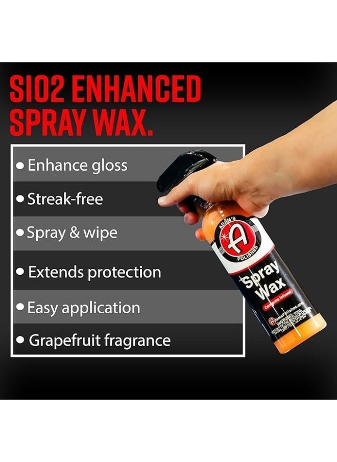 Adam's Polishes - Spray Wax Gallon - Premium Infused Carnauba Car Wax Spray - Image 1