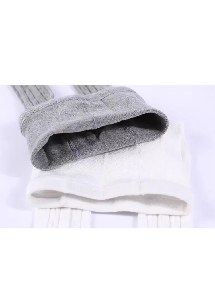 Lion Llama Light grey Cotton Stretchy Tights for Girls | Soft & Comfortable Leggings | Everyday Wear for Kids & Toddlers for Women | Best Price UAE