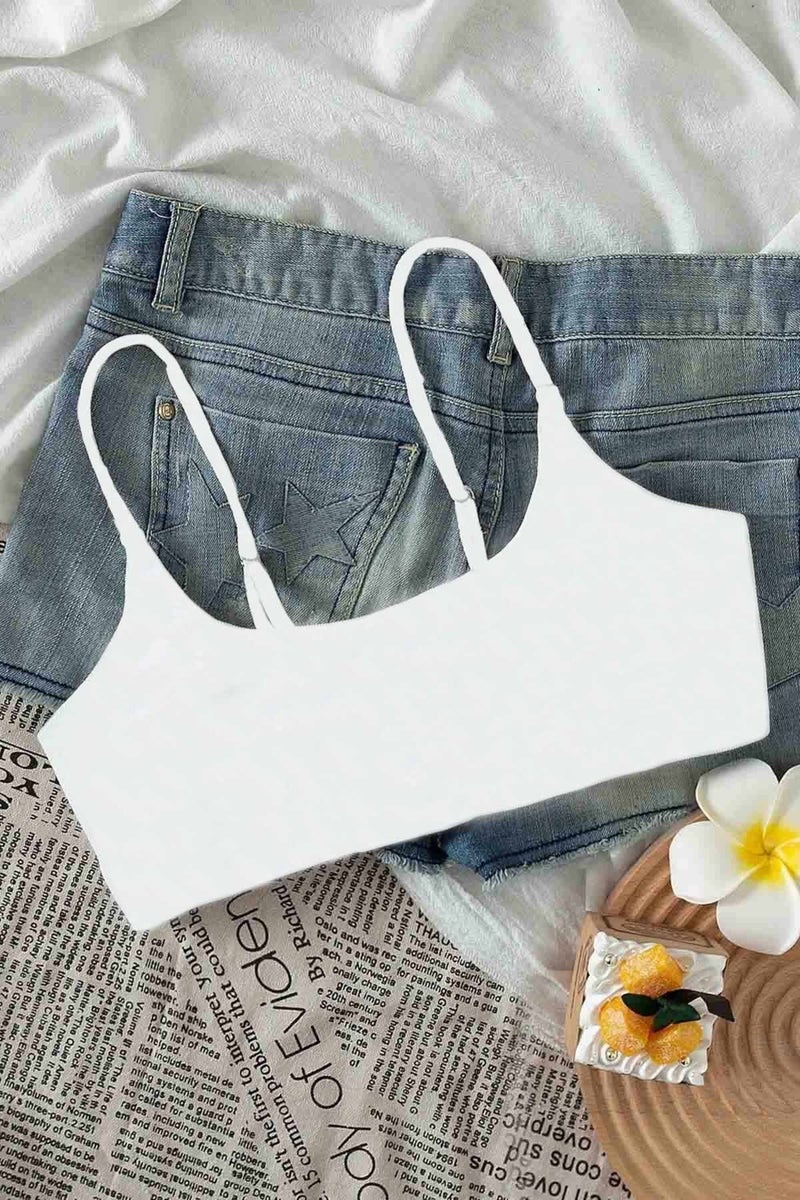 Angelsin Adjustable Strap Stylish Design Bikini Top  - Image 1