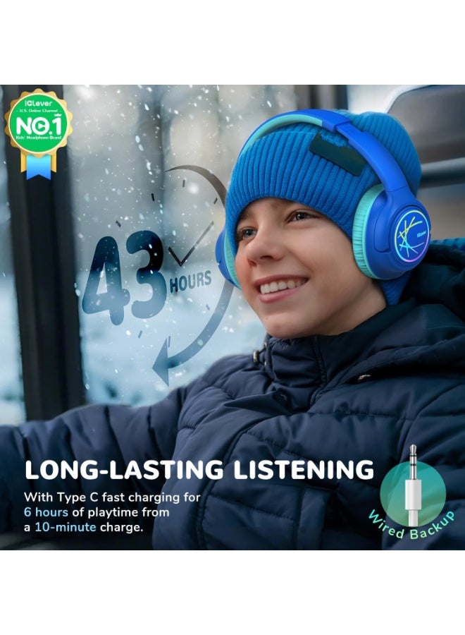 آيكليفير سماعات أذن لاسلكية للأطفال، سماعات أذن بلوتوث للأطفال - Image 4