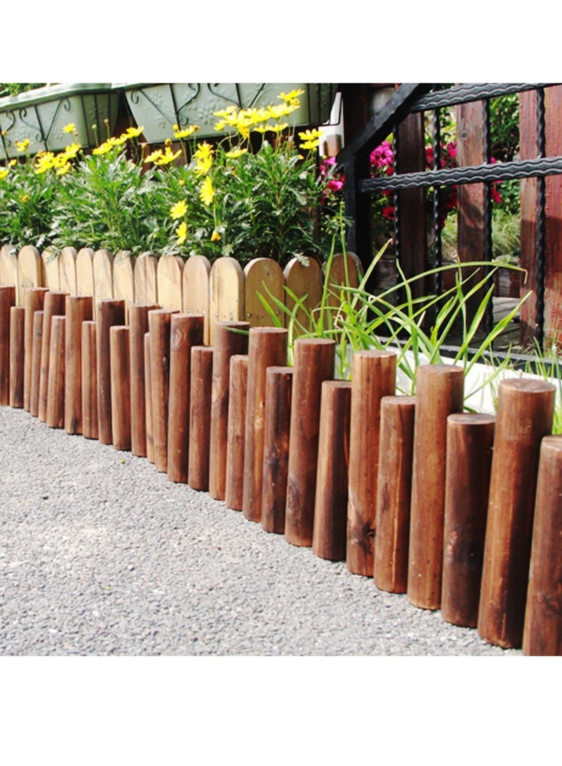 FFD Wooden Garden Border Flexible & Durable Wood Edging for Lawn, Landscape, Patio, Yard, Flower Bed, & Tree Fencing – Ideal for Outdoor Decor 90x6x30cm - Image 3