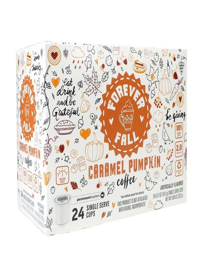 Paramount Roasters Forever Fall Caramel Pumpkin Single Serve K Cup Pods, 24 Count (Pack of 1) by Paramount Roasters (medium roast) - Image 2