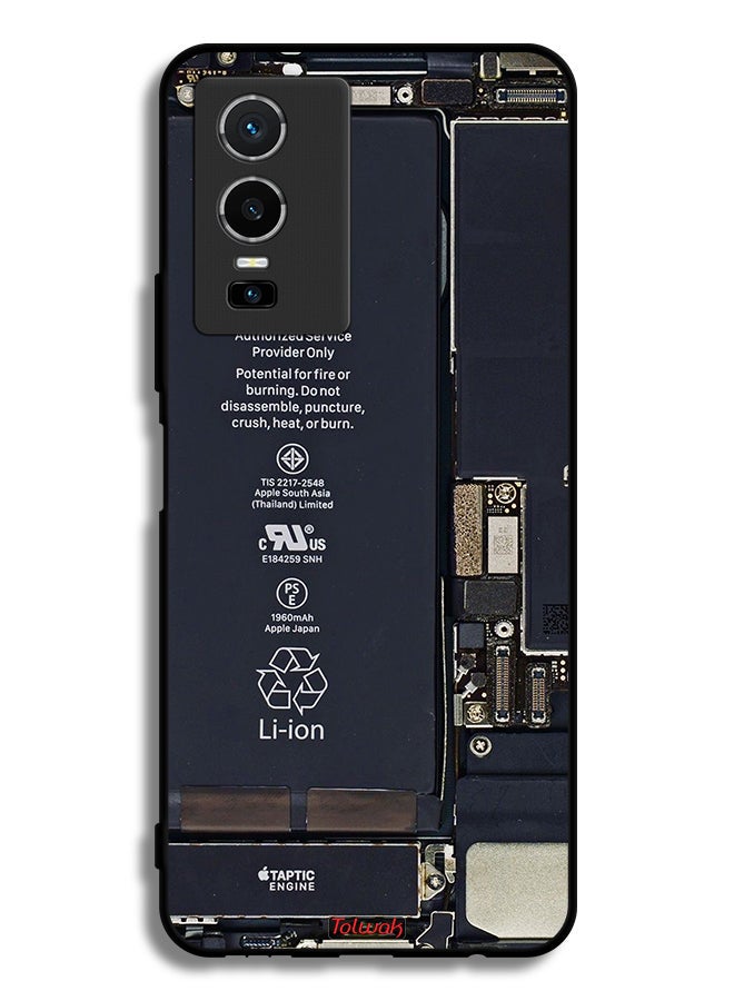 Tolwak Vivo Y76 5G Protective Case Cover Phone Circuit Pattern - Image 2