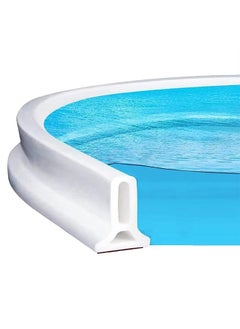 Bukela 80x38Cm Collapsible Threshold Water Dam for Shower, Shower Threshold Water Barrier, Shower Dam Water Stopper for Bottom of Frameless Shower Door, Silicone Sink Splash Guard for Kitchen Bathroom  - Image 1