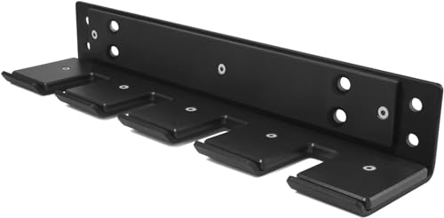 Yes4All Vertical Wall Mounted Olympic Barbell Holder, Barbell Storage Rack, Hanging Barbell Rack for Home Fitness Equipment - 4 bars - Image 1
