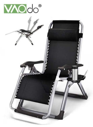 VAOdo Foldable Zero Gravity Chair, Breathable Lounge Chair with