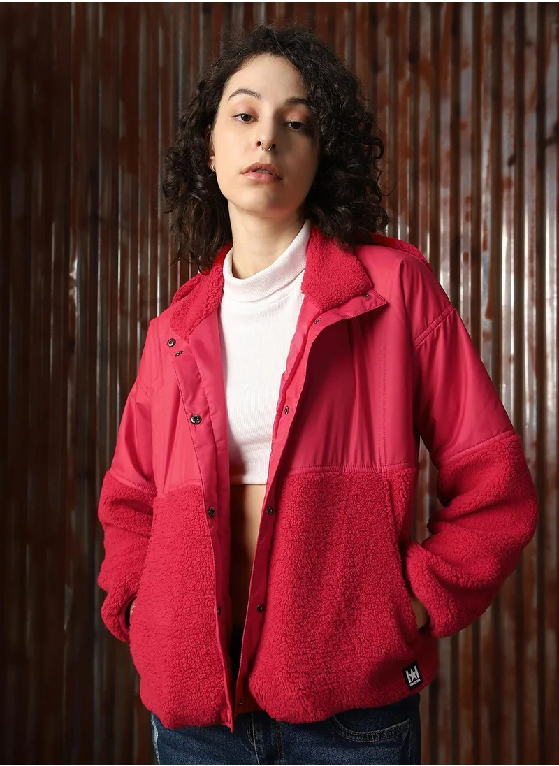 هاي ستار Women Dark Red Sweatshirts