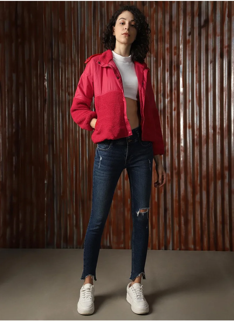 هاي ستار Women Dark Red Sweatshirts
