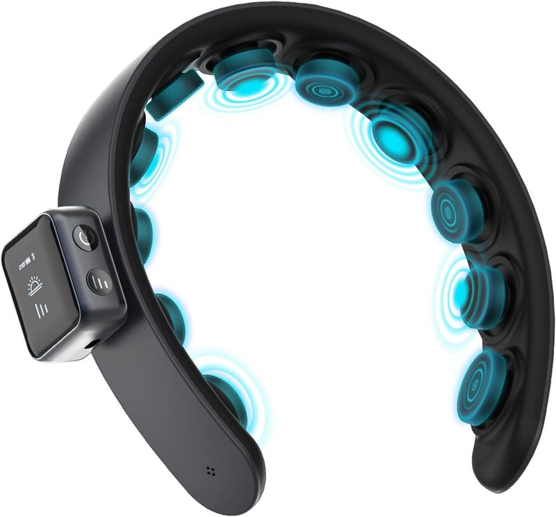 Master Massage H1 Fashion Hairband Head Massager Slim Lightweight 11 Vibrating Heads 5 Modes 3 Intensities from Gentle Fingers to Acupressure Deluxe Misty Gray - Image 3