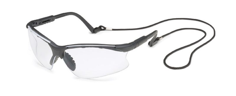 Gateway Safety 16GB79 Scorpion Adjustable Safety Glasses Clear AntiFog Lens Black Frame